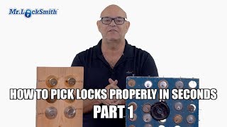 How To Pick Locks Properly In Seconds Part 1  Mr Locksmith™ [upl. by Zeph]