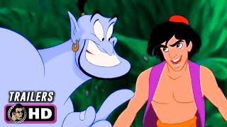 ALADDIN Animated Trailers 1992 Disney [upl. by Suravart402]