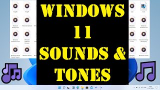 Windows 11 Default sound and tones [upl. by Oinoitna]