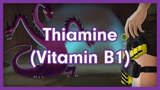 Thiamine Vitamin B1  Biochemistry Vitamin Mnemonics [upl. by Nnylg]