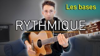 COMMENT FAIRE UNE RYTHMIQUE À LA GUITARE [upl. by Acinomaj]