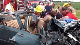 Witnesses Claim Miracle Man Saved Car Crash Victim With Prayer  ABC World News Tonight  ABC News [upl. by Mita]