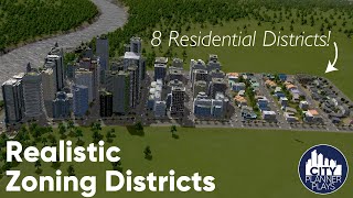 How to Create Realistic Zoning Districts in Cities Skylines Tutorial for Beginners [upl. by Emmet]