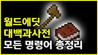 마인크래프트 월드에딧 대백과사전  월드에딧 명령어 총정리편 [upl. by Clarita]