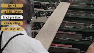 How Hardwood Floors Are Made In The USA [upl. by Oelgnaed11]