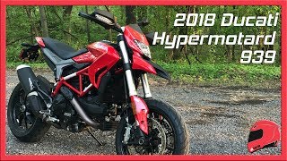 2018 Ducati HyperMotard 939 Review [upl. by Eissim21]