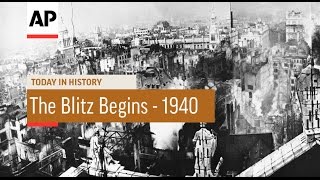 The Blitz Begins  1940  Today in History  7 Sept 16 [upl. by Nyrehtak]