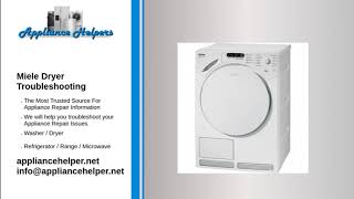 Miele Dryer Troubleshooting [upl. by Brader742]