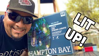 Installing LED String Lights at home EASY [upl. by Donatelli]