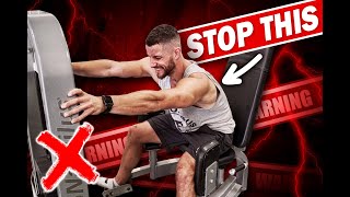 How to PROPERLY Use the Abductor amp Adductor Machine [upl. by Acinorav626]