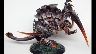 How to paint Tyranids  Carnifex  HD tutorial by Medows [upl. by Cleo]