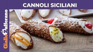 CANNOLI SICILIANI RICETTA ORIGINALE [upl. by Ocire]