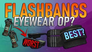 Visors amp Eyewear Stack Counter Flashbangs  KS23 Star amp Zarya Breakdown  Escape From Tarkov [upl. by Annatsirhc78]