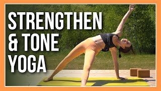 30 min Intermediate Vinyasa Yoga  Full Body Toning [upl. by Nadabb709]