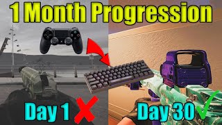 1 MONTH KEYBOARD amp MOUSE PROGRESSION R6 Tips amp Tricks [upl. by Matthei]