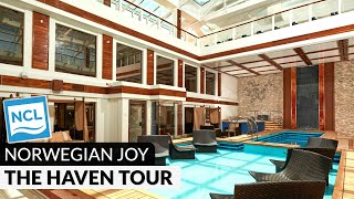 Norwegian Joy  The HAVEN Private Spaces  Full Walkthrough Tour amp Review  4K [upl. by Jobye220]