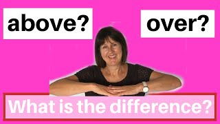 ABOVE or OVER What is the difference English Grammar Lesson [upl. by Ahsiugal]