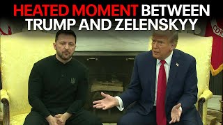 Trump Zelensky meeting FULL fiery exchange at White House [upl. by Olethea]