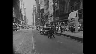 Chicago Streetcar amp Elevated Lines  1952 to 1956 [upl. by Galen]