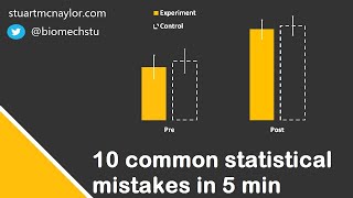 Ten Statistical Mistakes in 5 Min [upl. by Hirst]