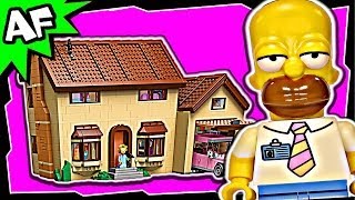 Lego SIMPSONS HOUSE 71006 Stop Motion Build Review [upl. by Mccallum]