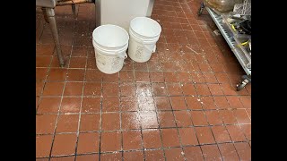 Commercial Kitchen Floor Cleaning [upl. by Nodnrb]