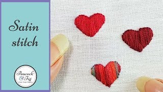 Satin stitch embroidery tutorial a beginners guide [upl. by Anyat]