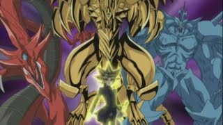 THE TRUE TEST WILL NOW BEGIN YAMI YUGI summons ALL THREE EGYPTIAN GOD CARDS AT ONCE in YUGIOH [upl. by Oam]