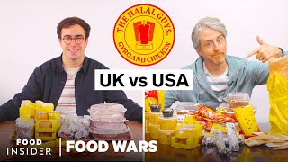 US vs UK Halal Guys  Food Wars [upl. by Lorre]