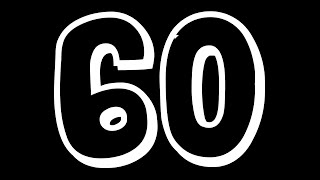 60 To 0 Countdown With Voice Sound Effect [upl. by Iamhaj]