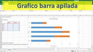 12 grafico excel barra apilada [upl. by Rubinstein]