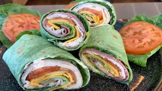 How to make a Healthy Sandwich Wrap [upl. by Leddy911]