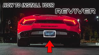 How to Install REVIVER Digital License Plate [upl. by Itsur839]