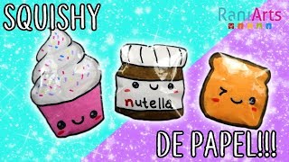 Haz SQUISHIES de PAPEL Super fáciles [upl. by Adnawot]