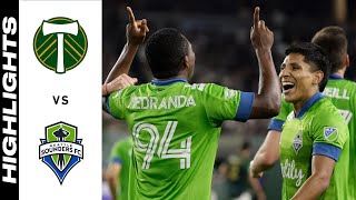 HIGHLIGHTS Portland Timbers vs Seattle Sounders FC  August 15 2021 [upl. by Glynis871]