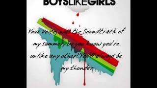 Boys Like Girls  Thunder lyrics [upl. by Sawyor421]