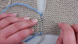 How to Mattress Stitch in Knitting [upl. by Gerhard]