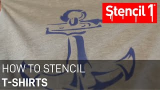 How to stencil tshirts [upl. by Tati]