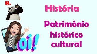 PATRIMÔNIOS HISTÓRICOS  MATERIAIS IMATERIAIS E NATURAIS [upl. by Lamraj524]