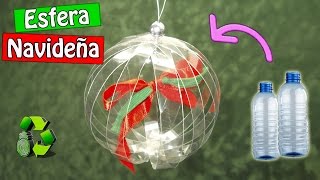 Adornos Navideños con botellas de plástico ☃ Reciclaje Ecobrisa [upl. by Ahtnamas]