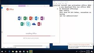 activation office 2016 [upl. by Eilarol575]