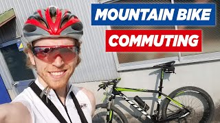 I Tried Mountain Bike Commuting  How Does it Compare to a Road Bike [upl. by Nnylear]