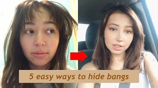 How to hide bangs [upl. by Anelec]