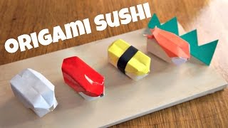 DIY Origami Sushi [upl. by Farmann]