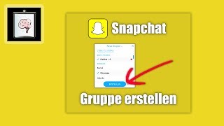 Snapchat Gruppe erstellen  So Gehts [upl. by Aizek93]