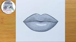 How to draw Lips for Beginners  Easy Way [upl. by Courtund]