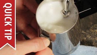 How to AutoFroth Milk for Lattes [upl. by Ximenez]