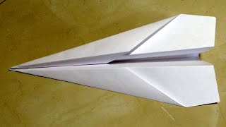 Como hacer un Avión de papel que vuela mucho  aviones de papel [upl. by Yrotciv639]