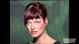 LINDA EVANGELISTA  Videofashions 100 Top Models [upl. by Rento130]