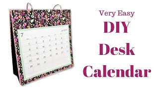 DIY Desk Calendar  Craft Fair Ideas [upl. by Llerreg501]